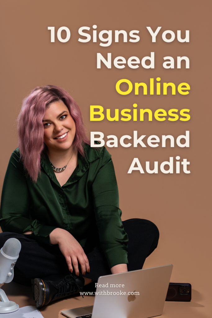 10 Signs You Need an Online Business Backend Audit