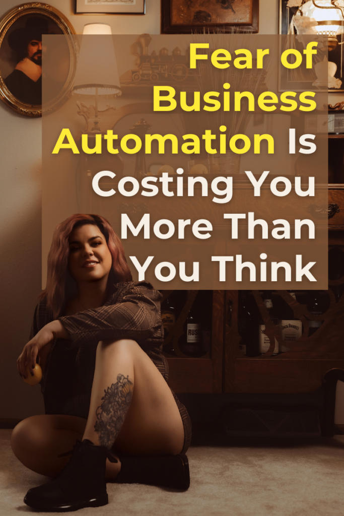 Fear of Business Automation Is Costing You More Than You Think, female entrepreneur telling you about business automation